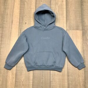 Comfrt Signature Hoodie Kids Size XL Blue Pullover Travel Cozy Oversized Sky
